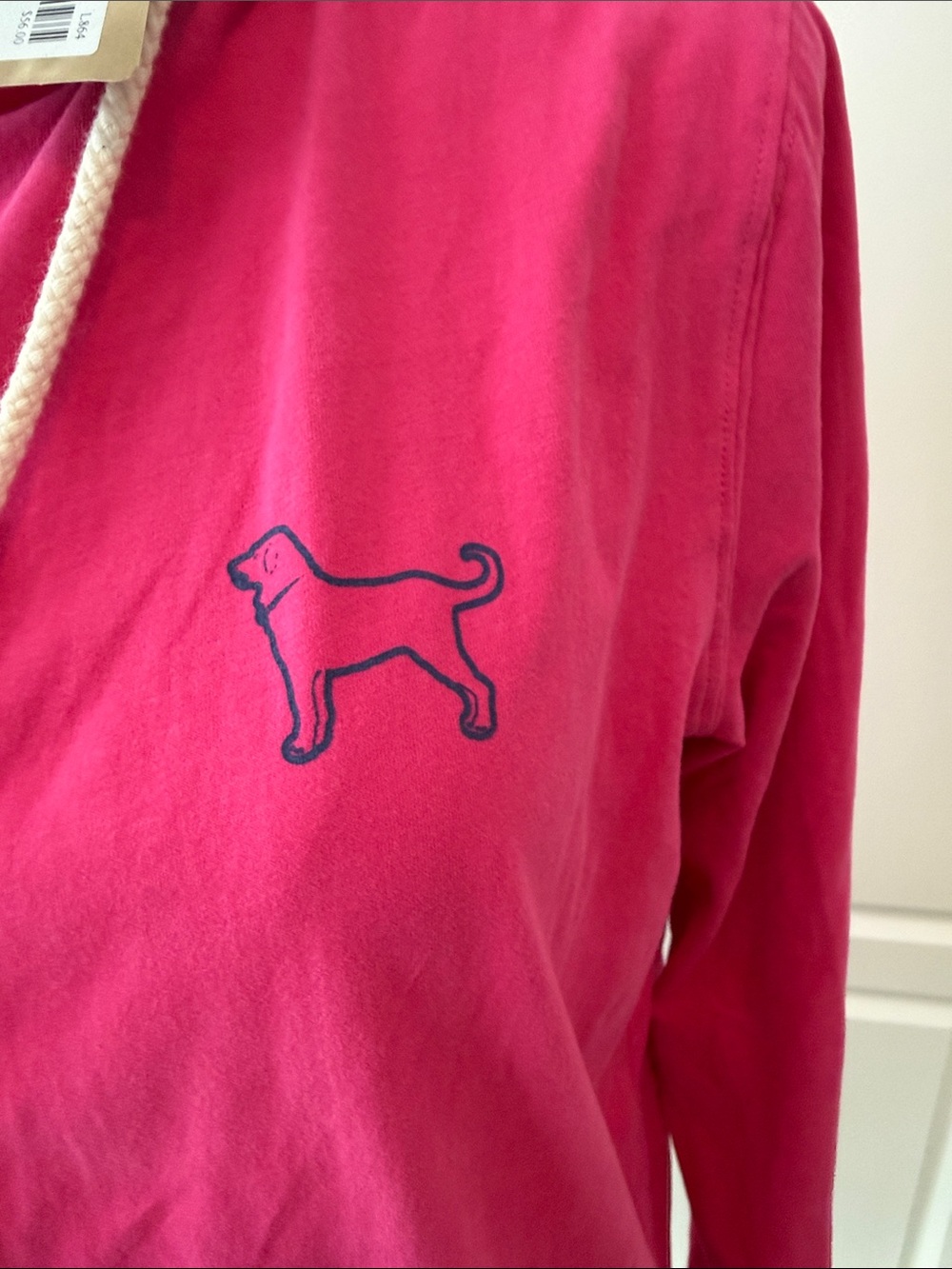 The Black Dog Pink Zip-Up Hoodie - Picture 7 of 9